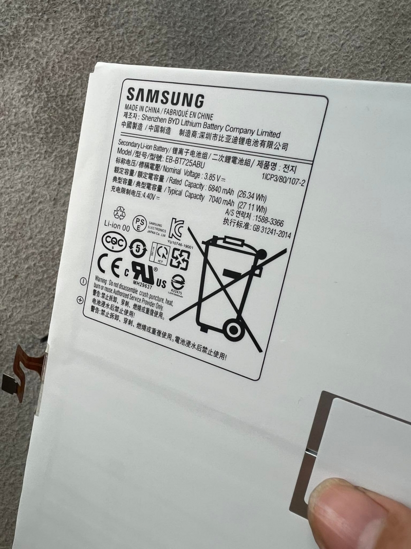 Pin Thay Thế Cho Samsung Tab S6 Lite P610 P615 ✅ Pin Samsung Galaxy Tab S6 Lite ✅ Chất lượng, pin cầm tốt Được Chúng Tôi Bảo Hành Chu Đáo 1 Đổi 1